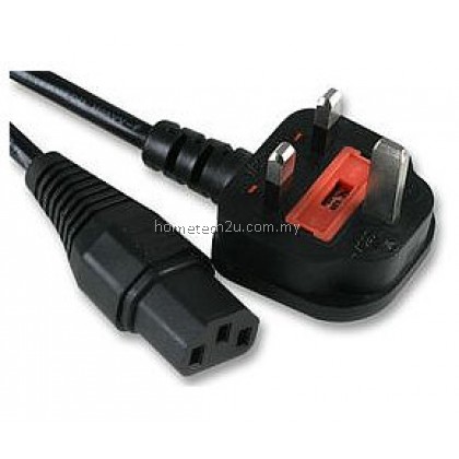 TNK 3 Pin AC Power Cord Cable For PC Rice Cooker Laptop LCD Kettle